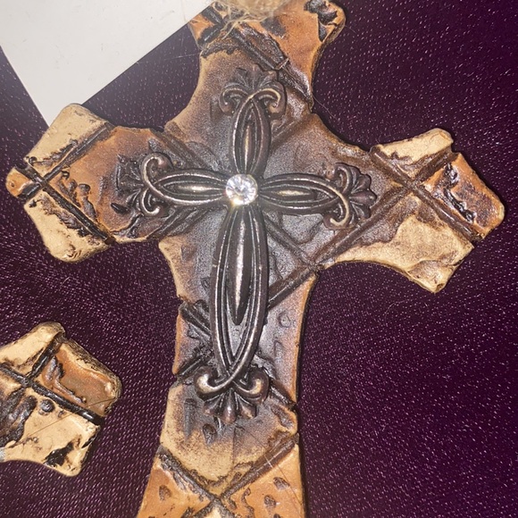 8 rhinestone cross ornaments - Picture 10 of 12